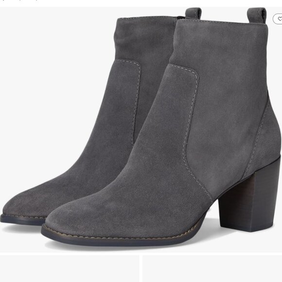 NEW BERNARDO Made In Brazil Suede Norwich Booties in mink for women 725 8j4 - Picture 2 of 7